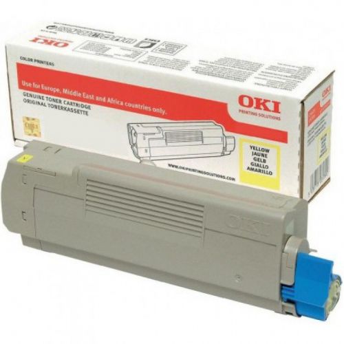OKI 46508713 alkuperäinen keltainen värikasetti 1500 sivua C332 MC363