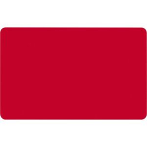 Zebra 104523-130, Red PVC Cards, 30 mil, 500 korttia