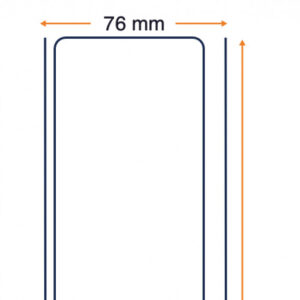 Zebra 3006131 - Z-Perform 1000D, 75 mm x 14600 mm, Direct Thermal, Uncoated Paper, Core 19 mm Label