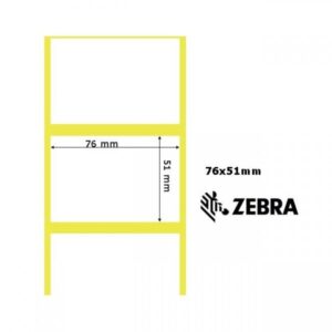 Zebra 800630-205 - Z-Select 2000T, 76 mm x 51 mm, Thermal Transfer, Coated Paper, Core 25 mm Label