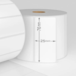 Zebra 800263-105 - Z-Select 2000D, 76 mm x 25 mm, Direct Thermal, Coated, Core 25 mm Label