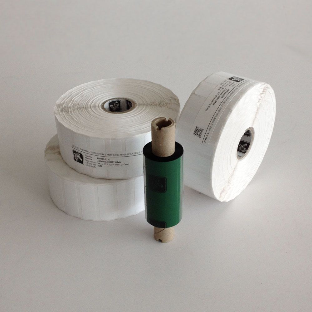 Zebra 880243-012D - Z-Ultimate 3000T, 38 mm x 13 mm, Thermal Transfer, White Polyester, Core 25 mm Label - Image 5