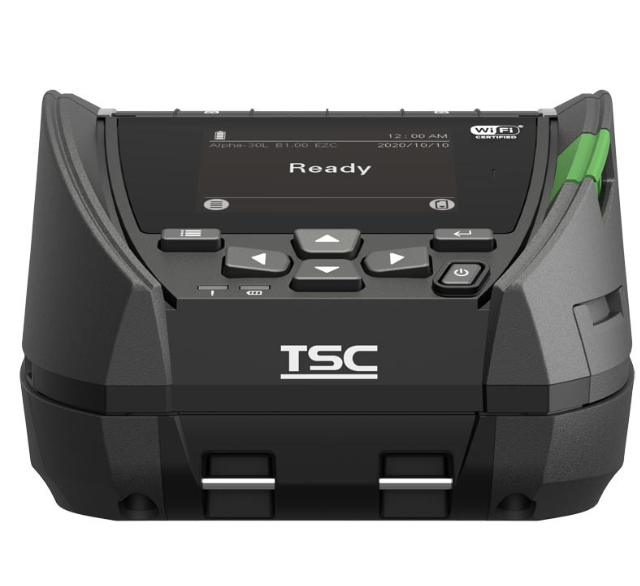 TSC A30L-A001-1002 Alpha-30L 3 tuuman mobiili etiketti- ja kuittitulostin, Wi-Fi + Bluetooth + USB-C, Peeler, EU