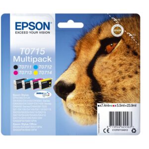 EPSON T0715 ink cartridge black + tri