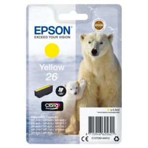 EPSON 26 ink cartridge yellow