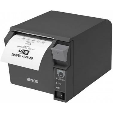 Epson C31CD38032 TM-T70II (032) 80 mm Serial + USB -kuittitulostin, tummanharmaa, EU