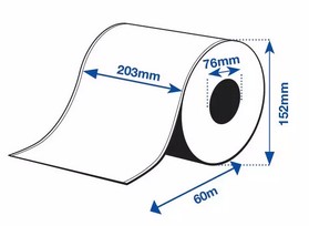 Epson Pos C33S045739, Smooth Matte Label, Continuous Roll, 203mm x 60m - Image 4