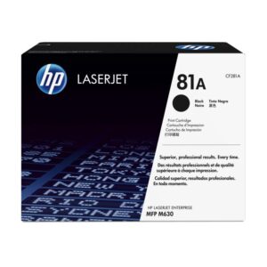 HP 81A Black Toner LJ Enterprise MFP M63