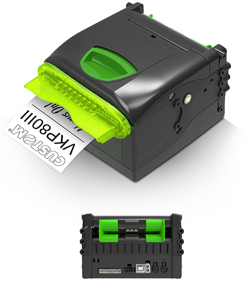 Custom 915DX010700300, PRINTER VKP80III USB RS232 REAR CONN,