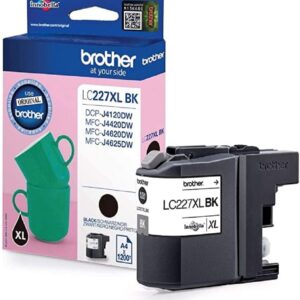 Brother LC-227XLBK, Musta, mustekasetti, Alkuperäinen musta
