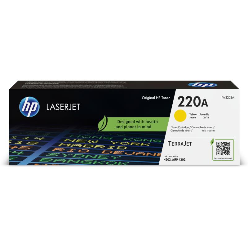HP 220A Yellow Original LaserJet Toner
