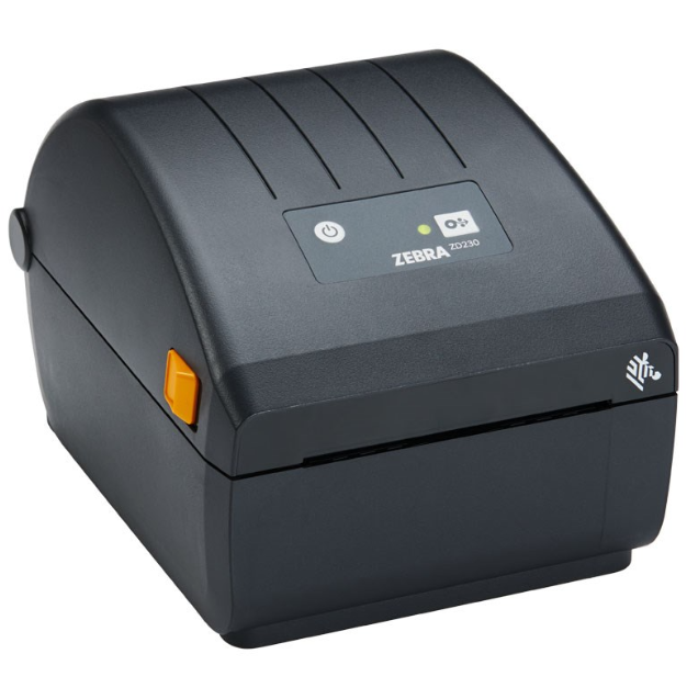 Zebra ZD23042-D0EC00EZ, Direct Thermal Printer ZD230, Standard EZPL, 203 dpi, EU and UK Power Cords, USB, Ethernet