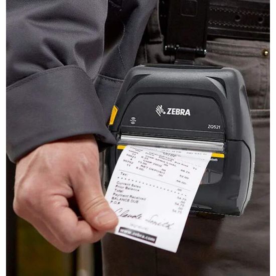 Zebra ZQ52-BUE000E-00, kannettava, mobiilitulostin, DDT Printer ZQ521, media width 4.45inch/113mm, English/Latin fonts, Bluetooth, - Image 3
