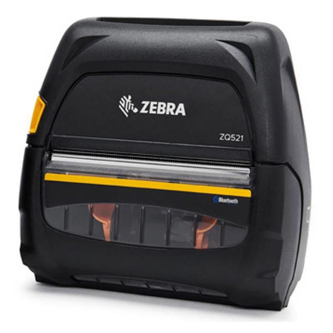Zebra ZQ52-BUW000E-00, ZQ521, 4 tuuman kestävä, kannettava mobiilitulostin, DT Printer ZQ521, media width 4.45inch/113mm, Bluetooth, Wi-Fi, - Image 2