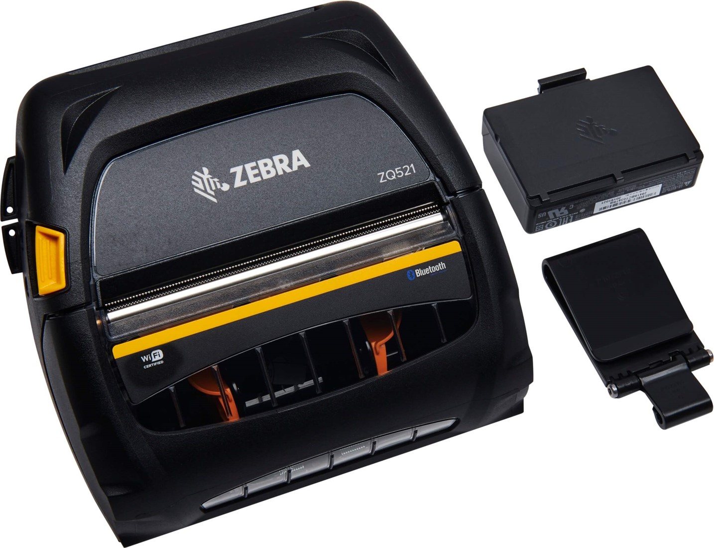 Zebra ZQ52-BUW000E-00, ZQ521, 4 tuuman kestävä, kannettava mobiilitulostin, DT Printer ZQ521, media width 4.45inch/113mm, Bluetooth, Wi-Fi, - Image 3