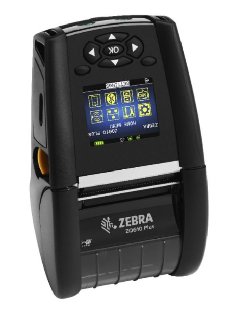 Zebra ZQ61-AUWAE14-00, ZQ610 Plus, 2 tuuman kannettava mobiilitulostin, 48mm, Mini-USB, RS232, Bluetooth (BLE), Wi-Fi (802.11ac) - Image 2