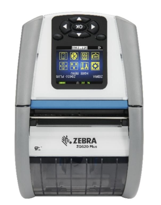 Zebra ZQ62-HUWAE04-00, ZQ620-HC, Plus 3"/72mm terveydenhuollon kannettava mobiilitulostin, Mini-USB, RS232, Bluetooth (BLE), Wi-Fi (802.11ac)