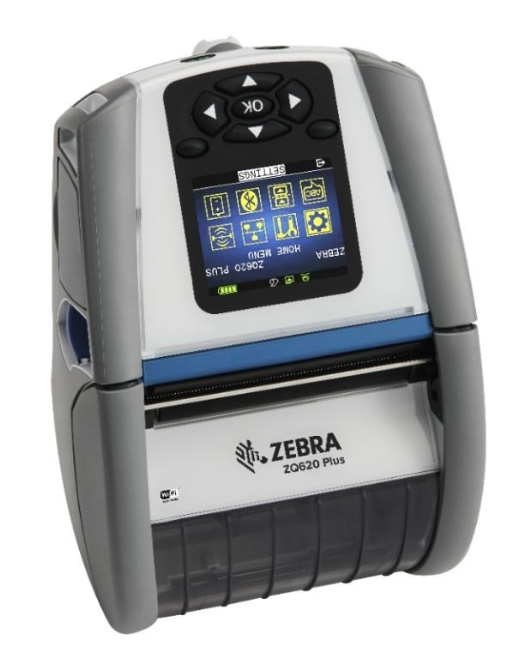 Zebra ZQ62-HUWAE04-00, ZQ620-HC, Plus 3"/72mm terveydenhuollon kannettava mobiilitulostin, Mini-USB, RS232, Bluetooth (BLE), Wi-Fi (802.11ac) - Image 2