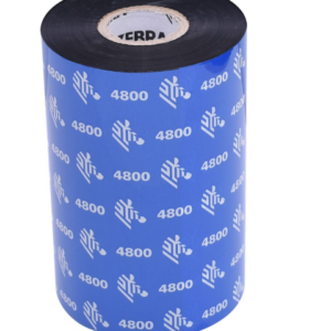 Zebra 04800BK08045, Zebra 4800, High-Performance Hartsinauha, Musta, 80 mm x 450 m, 12 kpl per laatikko