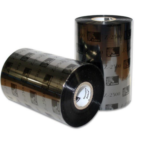 Zebra 02300BK04045, ZEBRA TT RIBBON WAX 40MM 450M 5. Unit sales is a box. Qty by box is 12 rolls