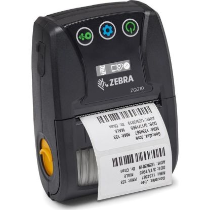 Zebra ZQ21-A0E01KE-00, ZQ210 Mobiilitarratulostin, Suora lämpötulostus (Direct Thermal), 203 DPI, Bluetooth, USB, Langaton