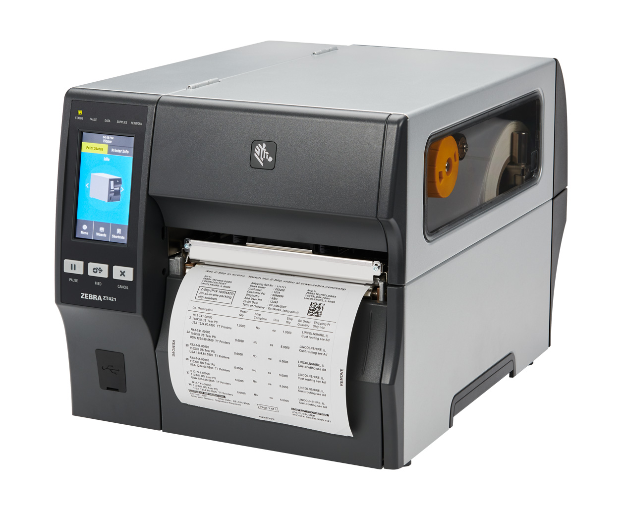 Zebra ZT42163-T0E0000Z - Teollisuustarratulostin, Termosiirto/ Suora lämpötulostus, 300 DPI, 152 mm/s, Langallinen Ethernet LAN - Image 4