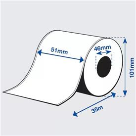 Blue Products, EMAX, 105103604169, Continuous Roll: 51mm x 35m, Box of 16 Rolls