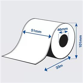 Blue Products 205103304165, EMAX High Gloss Tarrarulla - Jatkuva Rulla: 51 mm x 33 m, 16 rullaa/laatikko