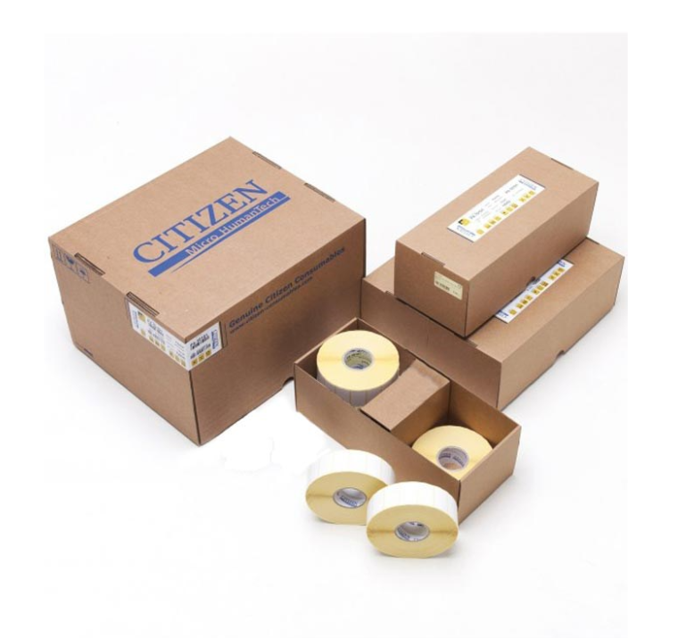 Citizen 3254060 - 102 mm x 152 mm, Direct Thermal, Matte, Core 25 mm Label