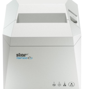 Star Micronics TSP143IV UE 80mm Wide Paper, 24VDC Internal Power Supply, Cutter, USB-C, USB-A, Ethernet Interface, CloudPRNT, White Case, UK EU Version