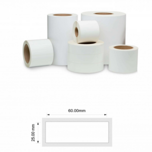 Zebra SAMPLE26767R – RFID Continuous Label Roll 60 mm x 450 m Synthetic Paper Thermal Transfer
