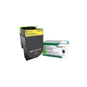 LEXMARK Return Prgm Yellow Toner 3K