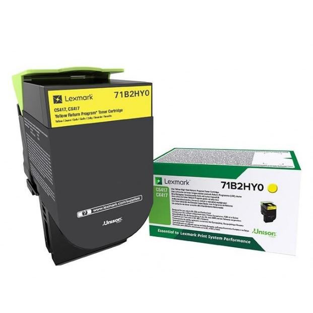 LEXMARK Return Prgm Yellow Toner 3.5K