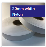 ATN501 White (core 40) 20mmx200m - Nylon - 1 side printable