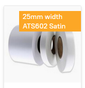 ATS602 White (core 40) 25mmx200m