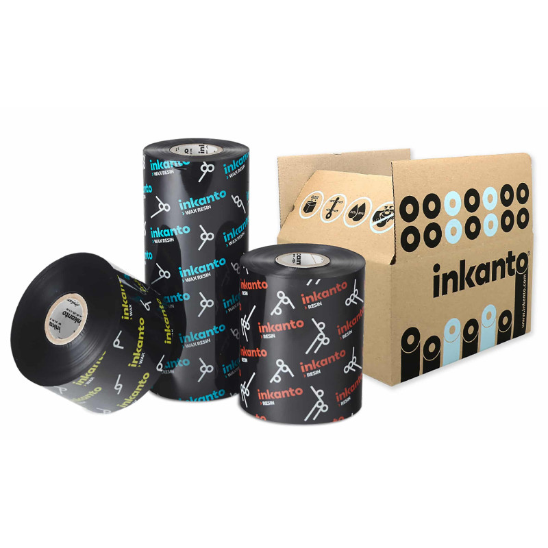 ARMOR-IIMAK T81828IO – inkanto ATX 7W valkoinen resin-lämpösiirtovärinauha, 35 mm × 300 m, INK-OUT