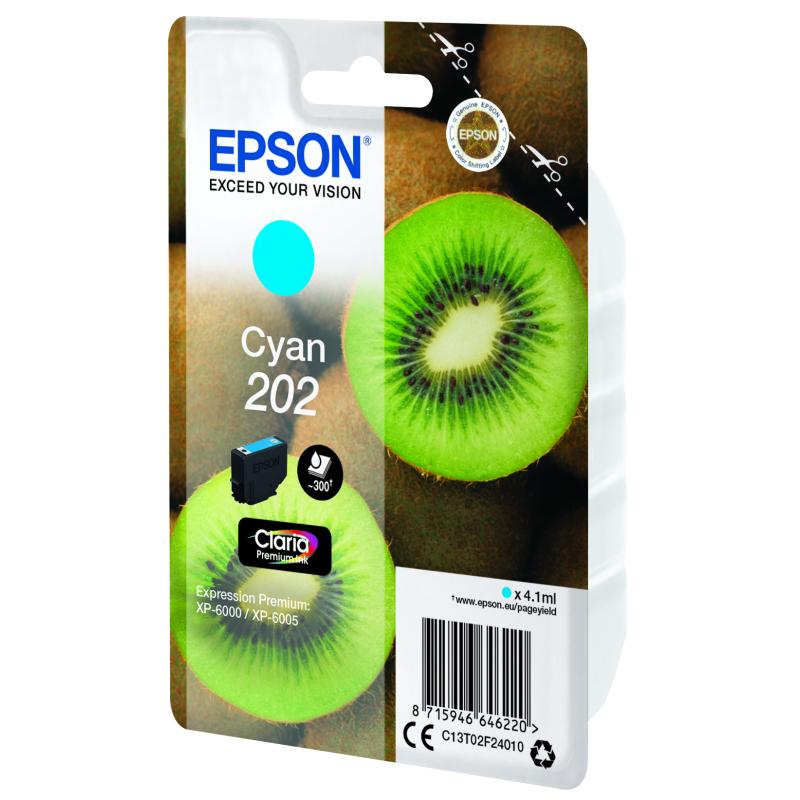 EPSON Singlepack Cyan 202 Kiwi