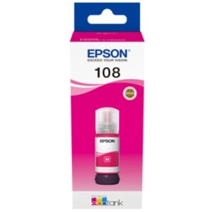EPSON C13T09C34A, 108 EcoTank Magenta Ink Bottle