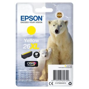 EPSON 26XL ink cartridge yellow