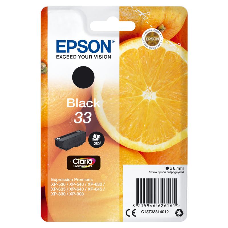 EPSON Cartridge Oranges Claria Black