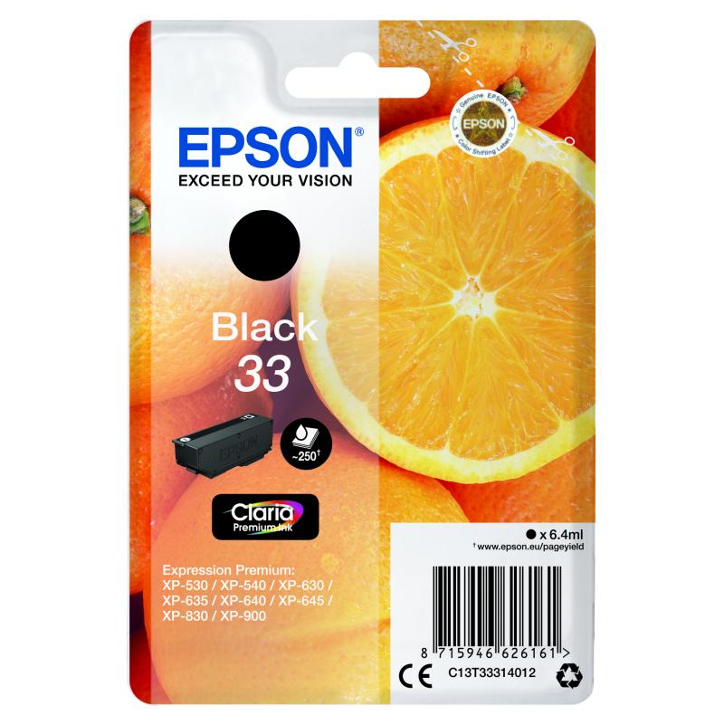EPSON Cartridge Oranges Claria Black
