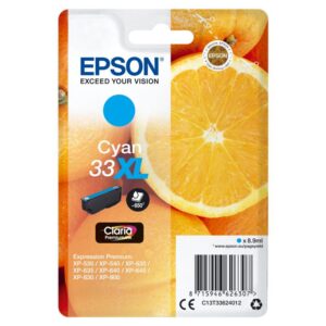 EPSON Singlepack Cyan 33XL Claria Prem