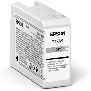 Epson C13T47A900, Light Gray T47A9 Vaaleanharmaa mustekasetti, 1 kpl Alkuperäinen