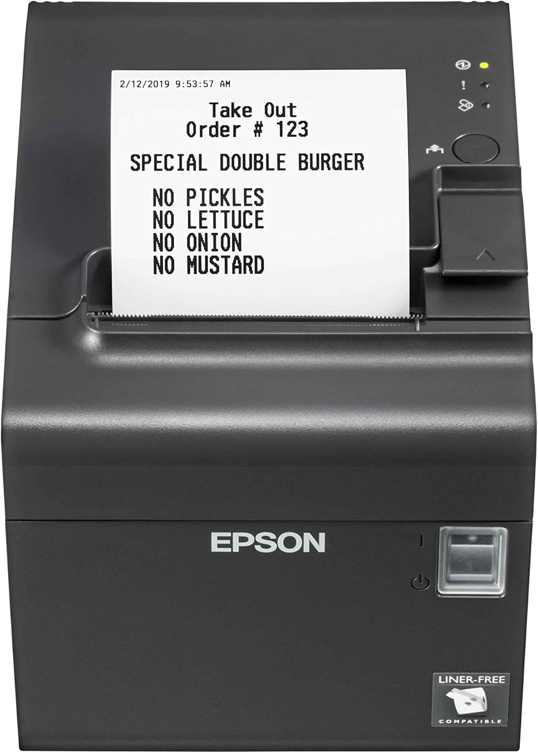 Epson C31C412688A0 TM-L90LF taustapaperiton linerless-etikettitulostin