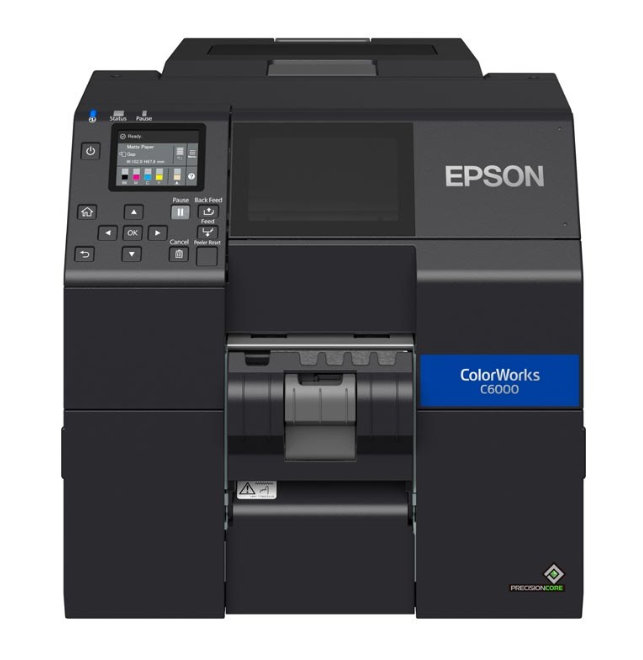 Epson ColorWorks CW-C6000Pe (mk) Etikettitulostin (C31CH76102) – Monipuolinen Nelivärinen Etikettitulostin