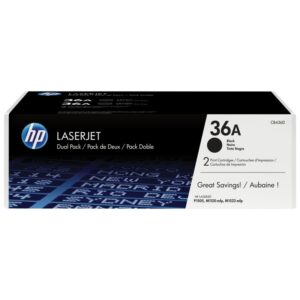 HP Toner CB436A black 2-pack HV