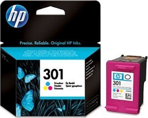 HP CH562EE 301 Syaani/Magenta/Keltainen Mustevärikasetti