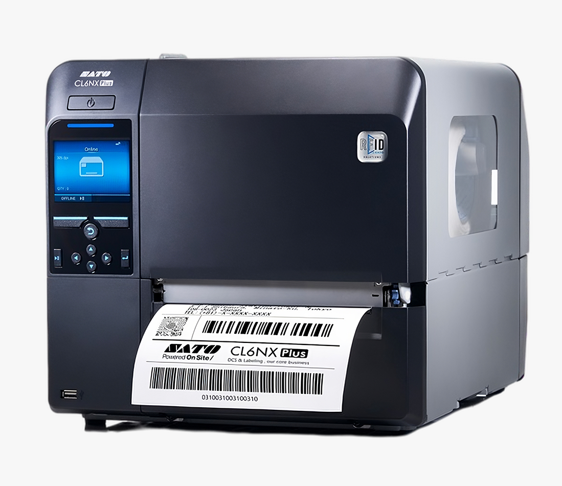 SATO WWCLPA00ZNAREU – CL6NX Plus 6″ teollinen tarratulostin, 203 dpi, TT/DT, 167,5 mm, 254 mm/s, Bluetooth, RTC, EU