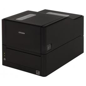 Citizen CLE331XEBXCX, Etikettitulostin Suoralämpö/Lämpösiirto, Musta POS-leikkurilla, LAN/USB/Sarjaportti