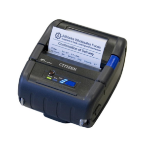 Citizen CMP30IIWUXCX, Kuittitulostin 80mm, Kannettava Lämpötulostin Langattomalla Yhteydellä, USB/Bluetooth/Wi-Fi